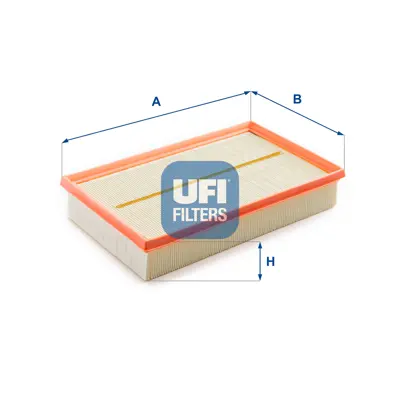 UFI 30.A45.00 Hava Fıltresı GM 5Q0129620E, GM 5Q0129620F, GM 5Q0129620G, GM 5Q0129607BD, GM 28113F2000