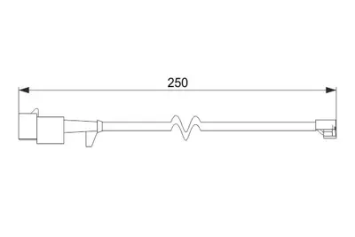 BOSCH 1987474574 Fren Balata Fısı Ön GM 2992394