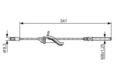 BOSCH 1987482188 El Fren Telı Ön GM 3M51/2853/CC