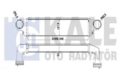 KALE 344805 Turbo Radyatörü GM 17517793370, GM 17517789793, GM 7789793, GM 7793370, GM 17517786351, GM 17517897793, GM 17517933370, GM 17786351, GM 17517863351, GM 7786351