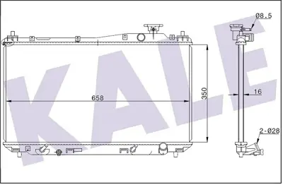 KALE 356900 Su Radyatörü GM 19010/PLM/A51