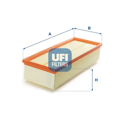 UFI 30.370.00 Hava Fıltresı GM 1K0129620D, GM 1KD129620B, GM 1KD129620E, GM L1KD129620A, GM 1KD129620A, GM 1K0129620L, GM 1K0129620E, GM 3C0129620A, GM 3C0129620B, GM 5C0129620