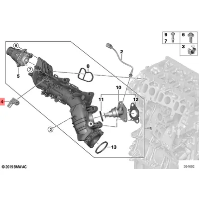 BMW 13628637896 Map Sensörü GM 13627804742, GM 13628570118, GM 13628637896, GM 7804742, GM 89420WA010, GM 89421WAA01, GM 8637896, GM 8570118, GM 13677804742