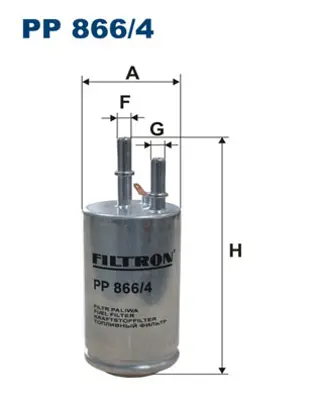 FILTRON PP 866/4 Yakıt Fıltresı GM 30792046, GM 31261044, GM 31264940, GM 31274105, GM 3127494, GM 31274940, GM 312749400, GM 31355412, GM 313554120, GM 31405750