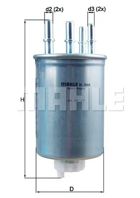 MAHLE KL 1044 Yakıt Fıltresı GM LR041978, GM CPLA9155BA, GM LR010075, GM LR007311, GM WJN500025, GM LR084459, GM LR081085, GM 4R839155AE, GM CPLA09155BA, GM WJN500012