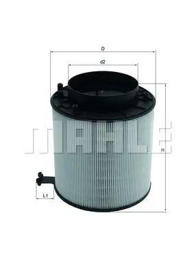 MAHLE LX 2091D Hava Fıltresı GM 8K0133843, GM 8K0133843D, GM 8K0133843F, GM 8K0133837S, GM 8K0133837Q