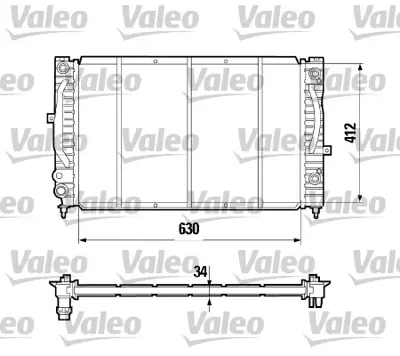 BEHR CR 132 000S Su Radyatörü GM 8D0121251BC, GM 8D0121251BE, GM 4B0121251E, GM 8D0121251M, GM 4B0121251K, GM 8D0121251P, GM 8DO121251P, GM 4B0121251AG, GM 8D0121251C, GM 4B0121251T