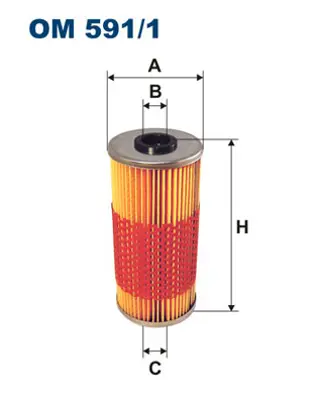 FILTRON OM 591/1 Yag Fıltresı GM 11849125, GM 11849425, GM 1191800009, GM A0011849125, GM A0011849425, GM A1191800009, GM A0011849025, GM A119180000967, GM 11849025, GM 119180000967