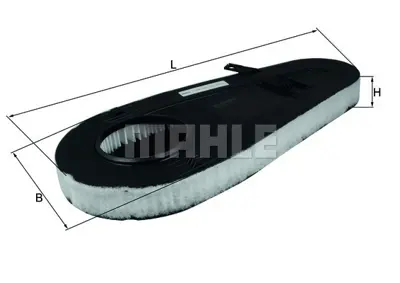 MAHLE LX 3598 Hava Fıltresı GM 13717800151, GM 3123210033, GM 7800151, GM 11428507683, GM 13327811227, GM 13327811401, GM 64116809933, GM 64116991537, GM 64119163329, GM 64119272642