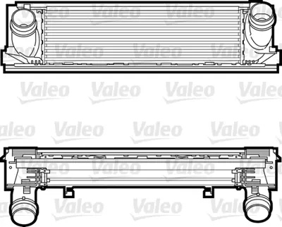 VALEO 818263 Turbo Radyatörü GM 17517618809, GM 7600531, GM 7600532, GM 7618809, GM 17517600531, GM 17517600532, GM 96449