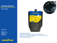 GOODYEAR 401013 Paspas Takımı Siyah GM 401013