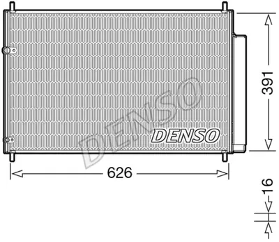 DENSO DCN50041 Klıma Radyatörü GM 88450/12280