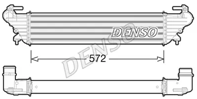 DENSO DIT09114 Turbo Radyatörü GM 51887954, GM 51964106, GM RA8111340, GM 96272