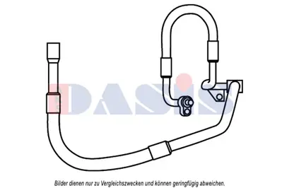 FORD 2S6H 19D850 CL Klıma Borusu Komple 2S6H19D850CL