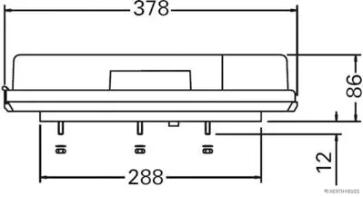 FORD YC15 13K464 BE Arka Stop Pıcap GM YC1513K464BE