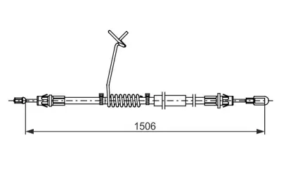 FORD 6C11 2A809 DC El Fren Telı Arka Sol GM 6C112A809DC