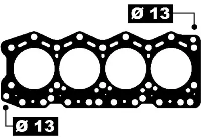 ROYAL CONTA 237011R Silindir Kapak Contası GM 98492581