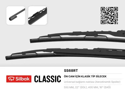 SİLBAK SS68RT Silecek  Süpürgesı Ön Takım GM 2S6JS17528AA