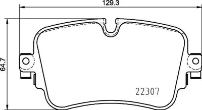 VALEO 671496 Fren Balatası Arka GM 4M0698451F