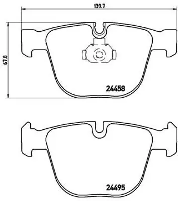 VALEO 671820 Fren Balatası Arka GM 34216794879