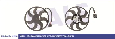 KALE 417200 Fan Motoru GM 7H0959455A