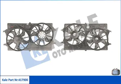 KALE 417900 Fan Motoru GM 98AB/8C607/EL