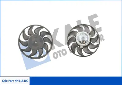 KALE 416300 Fan Motoru 416300 Transporter T4 (91-03) 1.9d 2.4d 2.5tdı (360w 280mm) GM 701959455F, GM 701959455J, GM 701959455AD, GM 701959455AC, GM 701959455A, GM 701959455AM, GM 701959455H, GM 701959455G, GM 701959455E, GM 701959455C