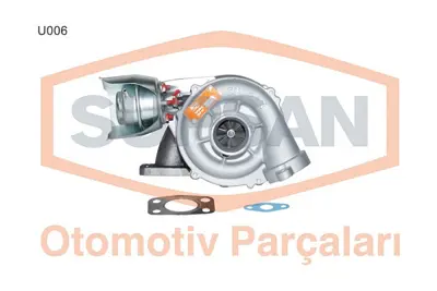 SUPSAN U006 Turbo Komple U006 P206 P307 P406 1.6hdı Focus 1.6 Tdcı 16v 110ps GM 3M5Q6K682AB, GM 3M5Q6K682AC, GM 3M5Q6K682AG, GM 1685819, GM 3M5Q6K682AK, GM 3M5Q6K682AZ, GM 3M5Q6K682AJ, GM 1340133, GM 1319614, GM 1254337