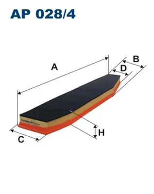 FILTRON AP 028/4 Hava Fıltresı GM 13713428558, GM 1371342855801, GM 3428558, GM 13713449003, GM 3449003