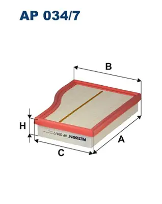 FILTRON AP 034/7 Hava Fıltresı GM A2820940004, GM 2820940004