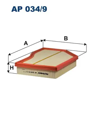 FILTRON AP 034/9 Hava Fıltresı GM A6540940204, GM 6540940204