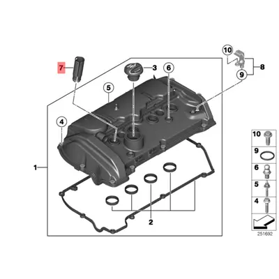 BMW 11127583585 Bobin Yuvası GM BMW/11127583585