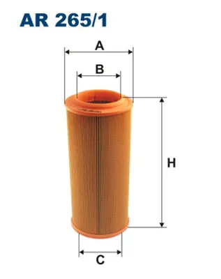 FILTRON AR 265/1 Hava Fıltresı GM 6N0129620, GM 6N0129620A, GM 6NO129620, GM 8Z0129620, GM 8Z0129620A, GM 1444X8, GM 6N0129607C, GM 8Z0129607C