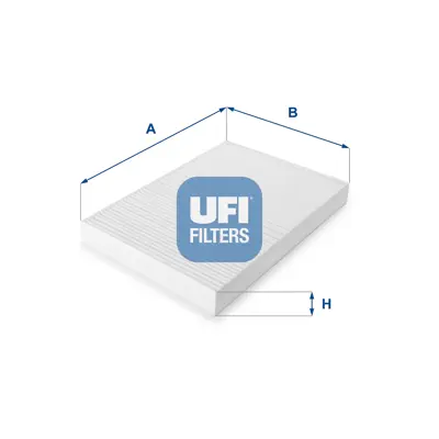 UFI 53.032.00 Polen Fıltresı GM 8E0819439, GM 4B0819439C, GM 8E0819439C, GM L4B0819439C, GM 4B0819439B, GM V10301014, GM 4B1819441C, GM 4B0819436C, GM 4A0091800, GM 4A0819430A