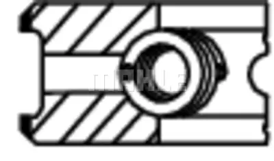 FEDERAL-MOGUL MOTORPARTS 06-179700.90 Segman GM 20305424, GM 20306624, GM A0020305424, GM A0020306624, GM A0010304324, GM A0045866403, GM 45866403, GM 10304324, GM 15866403, GM 20302024