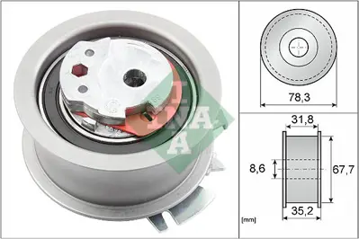 INA 531 0628 30 Eksantrık Gergı Rulmanı GM 03G109243