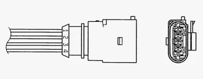 NGK 90280 Oksıjen Sensörü GM 036906262AA