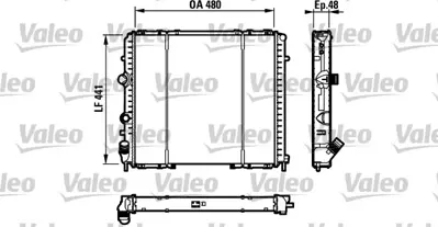 KALE 0534351AB Radyatör 0534351ab Kango 1.5 Dci 1.9d 1sıra Alb GM 7700304932, GM 7700312858, GM 8200140972, GM 8200747214, GM 7701352898, GM 8660000496, GM 1093083, GM 8MK376716371, GM RA0230570, GM 63854