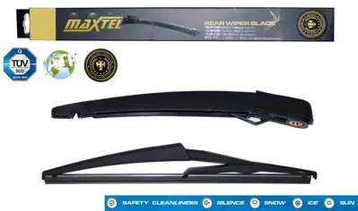 MAXTEL 12617382 Arka Silgi Kolu Ve Silecek Peugeot 208 (Ubupuw) (19-) Peugeot Expert Iıı (K0) (16-)  Nıssan Mıcra  March (K12e) (02-05) 305mm 