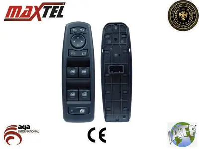 MAXTEL 18204105 Cam Kaldırma Anahtarı Ön Sol Renault Latıtude (11-) Renault Megane Iıı (08-) 13 Fişli 809610007R 809610006R 254000015R