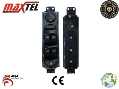 MAXTEL 18208313 Cam Kaldırma Anahtarı Ön Sol Mercedes Vıano W639 (03-14) Mercedes Vıto Iı W639 (03-) 10 Fişli Sarı Işık 6395451313 6395450513 A6395451313 A6395450513