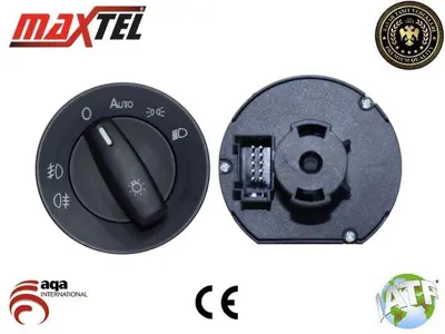 MAXTEL 16106431 Far Anahtarı Caddy Iıı (04-10) Eos (1f,1f8) (06-15) Golf Plus (5m1-521) (04-14) Golf V (1k) (03-08) Golf Vı (5k) (08-12) Jetta Iıı (1k2) (06-10) Passat B6 (3c2, 3c5) (05-10) Tıguan (5n1,5n2) (07-16) 1K0941431AS 1K0941431ASREH 1K0941431NREH 1K0941431N 1K0941431AREH 3C8941431AXSH 1K0941431ASRE 1008990089 1K0941431A