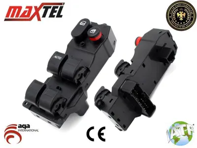 MAXTEL 18212027 Cam Kaldırma Anahtarı Ön Sol Honda Cıty (Gd) (03-) Honda Cıvıc Vıı (Em, Ep, Es, Ev) (01-) Honda Fıt (Gd) (02-09) Honda Jazz (Gd) (02-09) 23pın Sarı Işık 35750SLNA010