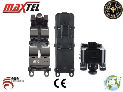 MAXTEL 18233325 Cam Kaldırma Anahtarı Ön Sol Land Rover Range Rover Iv (Lg) (16-) Land Rover Range Rover Sport Iı (Lw.494) (16-) 3pın Beyaz Işık LR034932 LR066075 LR078894 LR110324 LR071113 CPLA14540BA