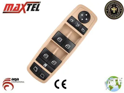 MAXTEL 18208391 Cam Kaldırma Anahtarı Ön Sol 3pın Mercedes Gl Seri X164 (06-) Mercedes Ml Ser, W164 (05-) Mercedes R Seri W251 (05-17) Ayna Katlamalı Sarı Işık A2518300390 2518300390