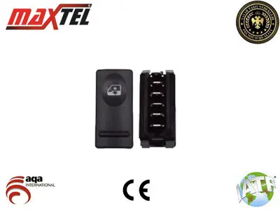 MAXTEL 18204337 Cam Kaldırma Anahtarı Ön Sağ Renault 19 (88-95) 7700817337