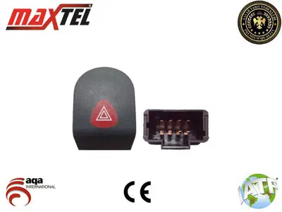 MAXTEL 16204821 Flaşör Anahtarı Renault Kangoo Express (01-) Renault Kangoo I (98-07) 8 Fişli 7700308821 320050701R 8200523539 8200090307 252900266R 6001546149