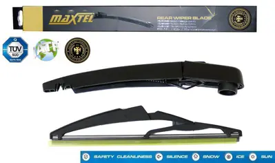 MAXTEL 12613630 Arka Silgi Kolu Ve Silecek Renault Clıo V (Bf) (19-)  Cıtroen C5 Aırcross (18-) 200 Mm 1638435580 1638435680 1638435680KIT