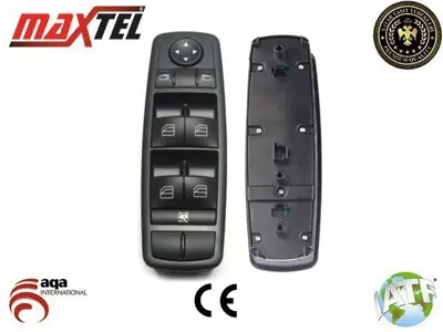 MAXTEL 18208110 Cam Kaldırma Anahtarı Ön Sol 3pın Mercedes Gl Seri X164 (06-) Mercedes Ml Ser, W164 (05-) Mercedes R Seri W251 (05-17) Ayna Katlamasız  Perdesiz Fonks. Sarı Işık 25183000909051 2518300090 25182001109116 2518200110 A25183000909051 A2518300090 A25182001109116 A2518200110 2518300110 A2518300110