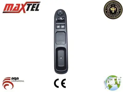 MAXTEL 18211019 Cam Kaldırma Anahtarı Ön Sol Peugeot 207 (06-12) 13 Fişli 6554QC 96548591XT 6445QC